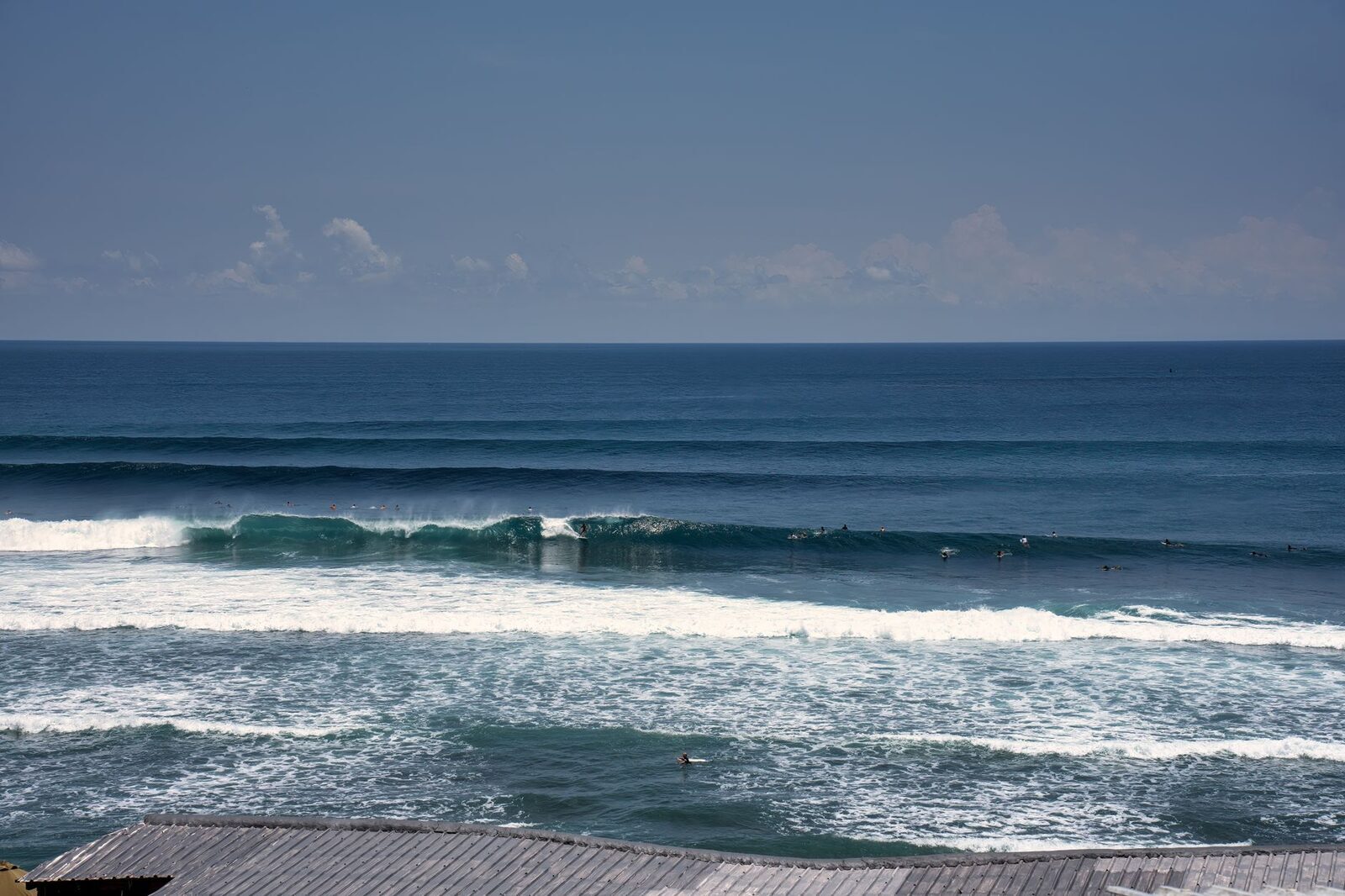 Peeling lines running clean offshore, a wave you can ride a long way.