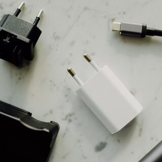 Universal travel adapter with USB-C
