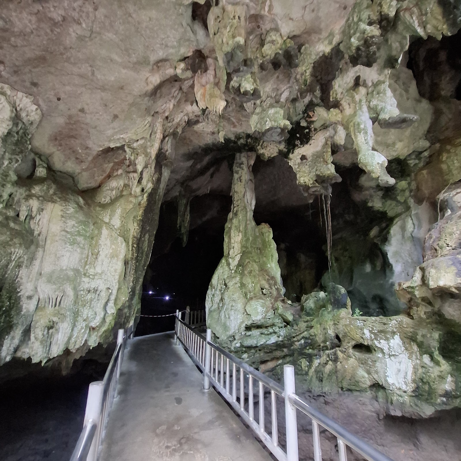 The bat cave in the limestone of the Kilim Geoforest.